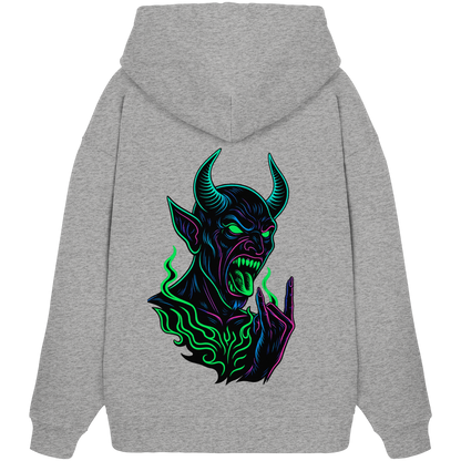Neon Hellfire - Organic Oversize Hoodie