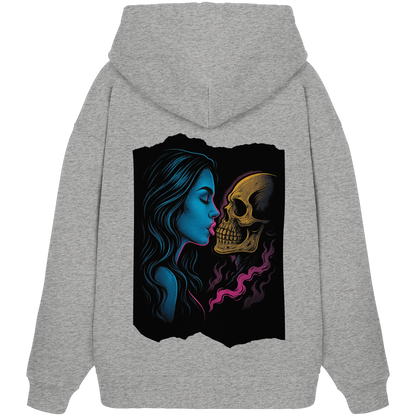 Kissing Skull - Organic Oversize Hoodie