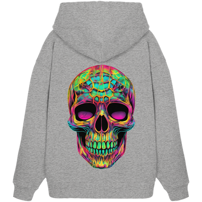 Psychedelic Skull - Organic Oversize Hoodie