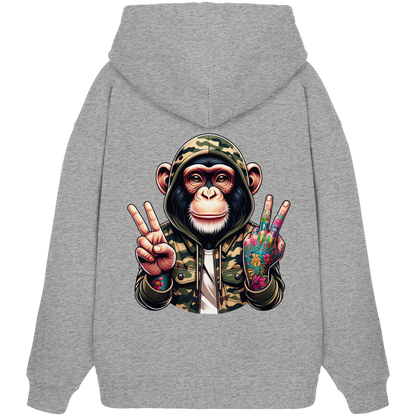 Jungle Ink Monkey - Organic Oversize Hoodie