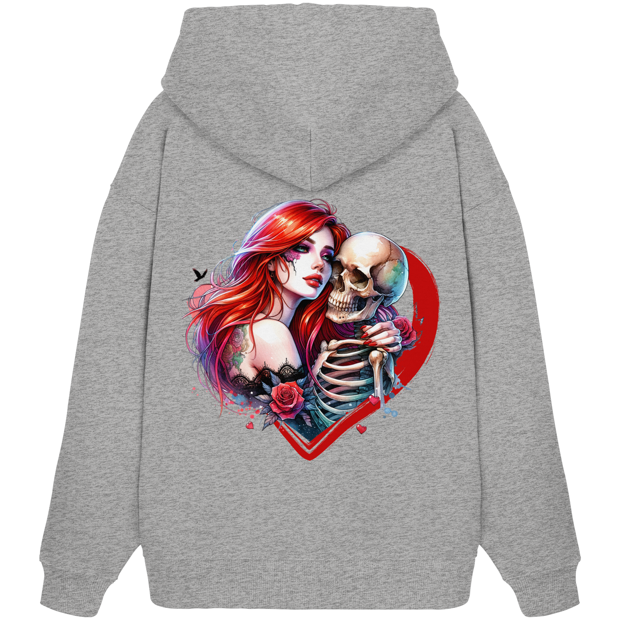Forever Love - Sweat à capuche oversize bio