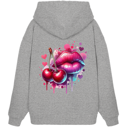 Cherry Kiss - Organic Oversize Hoodie