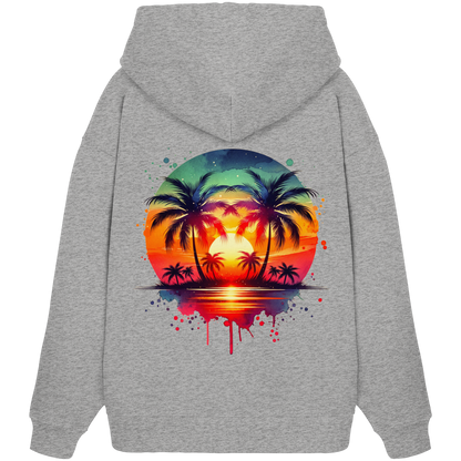 Tropical Sunset - Organic Oversize Hoodie