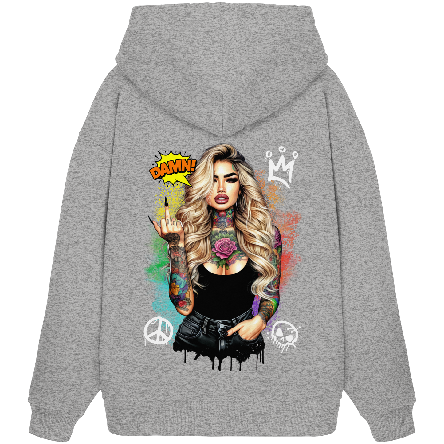Ink Queen - Organic Oversize Hoodie