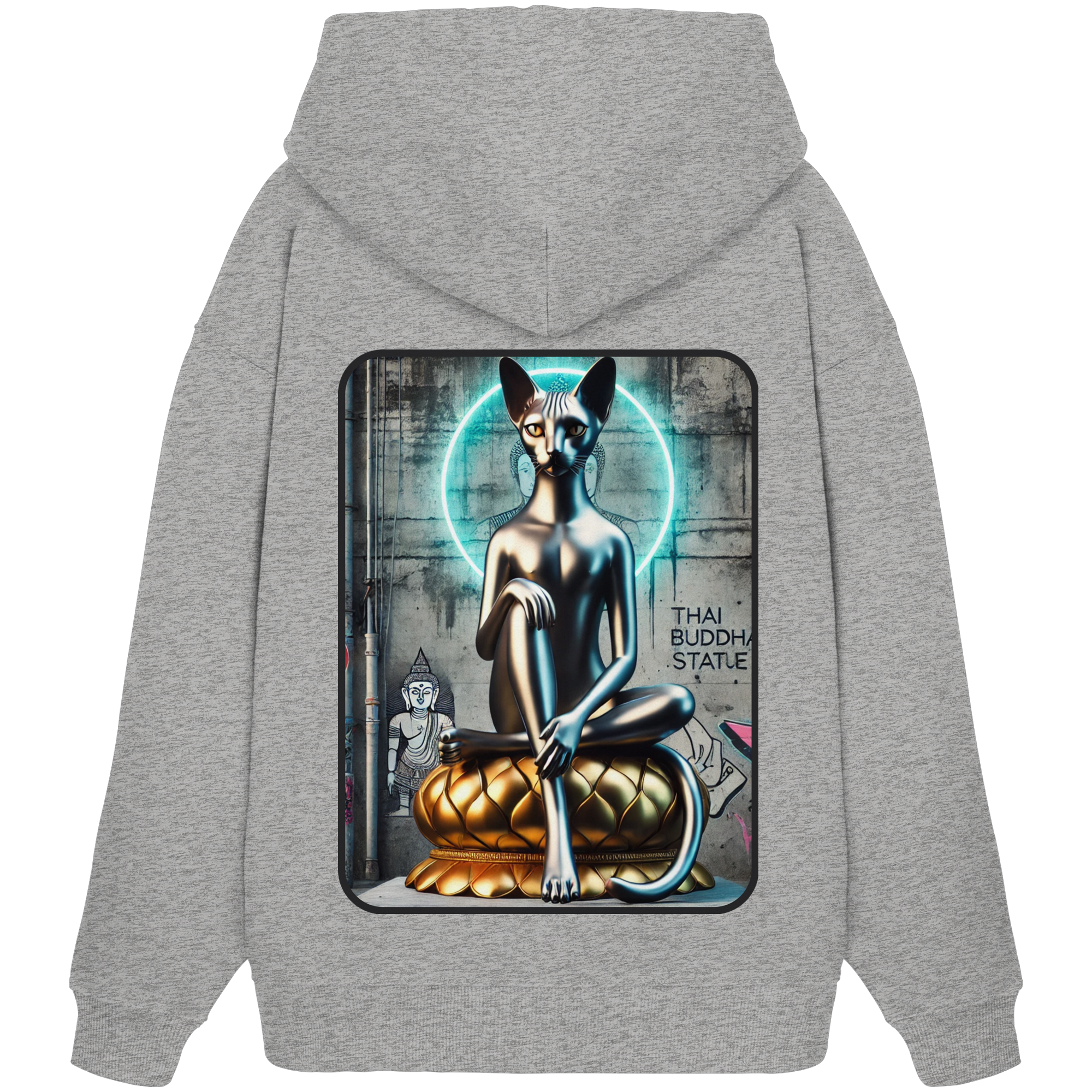 Mystic Cat - Organic Oversize Hoodie