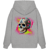 Floral Skull - Organic Oversize Hoodie