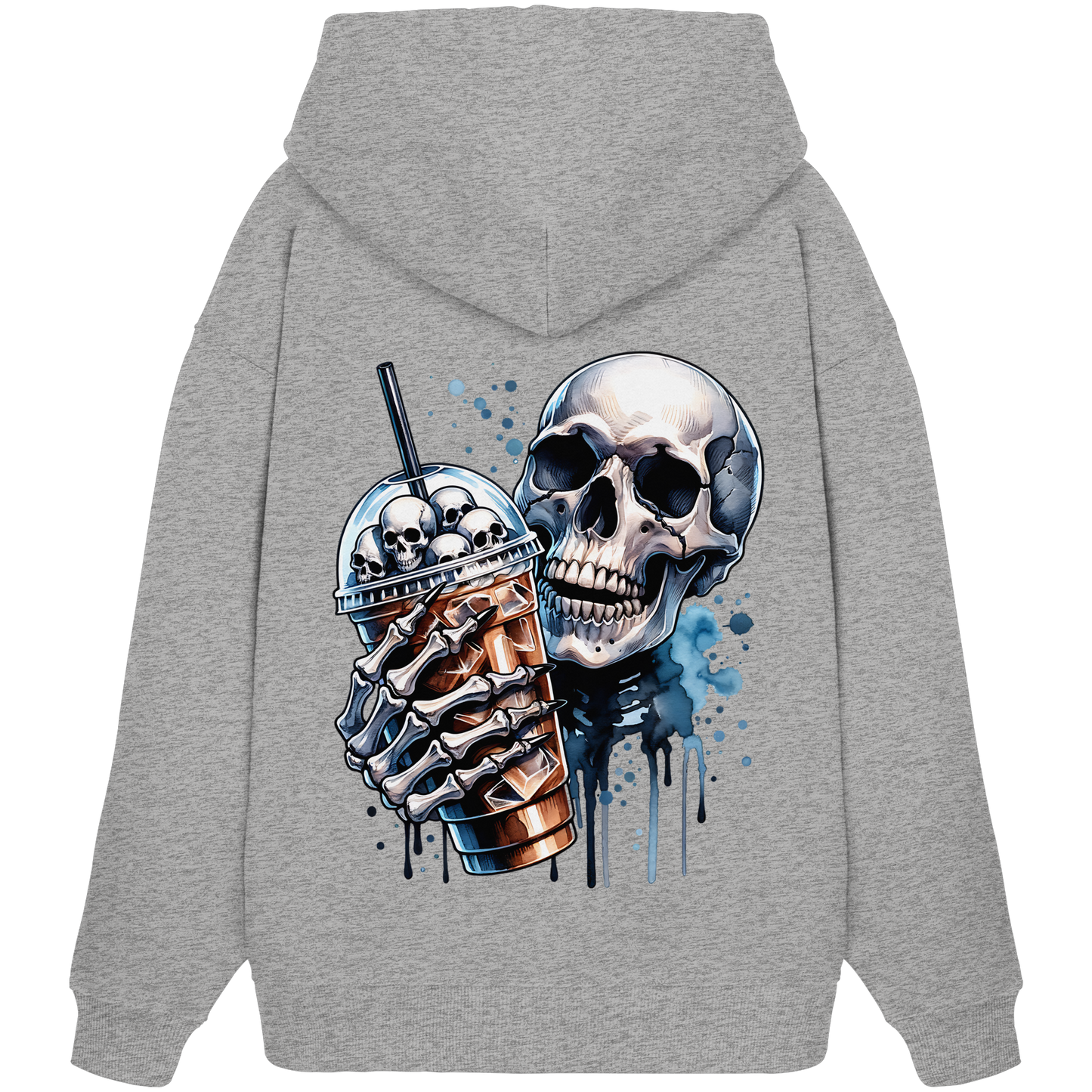 Chill Skull - Organic Oversize Hoodie
