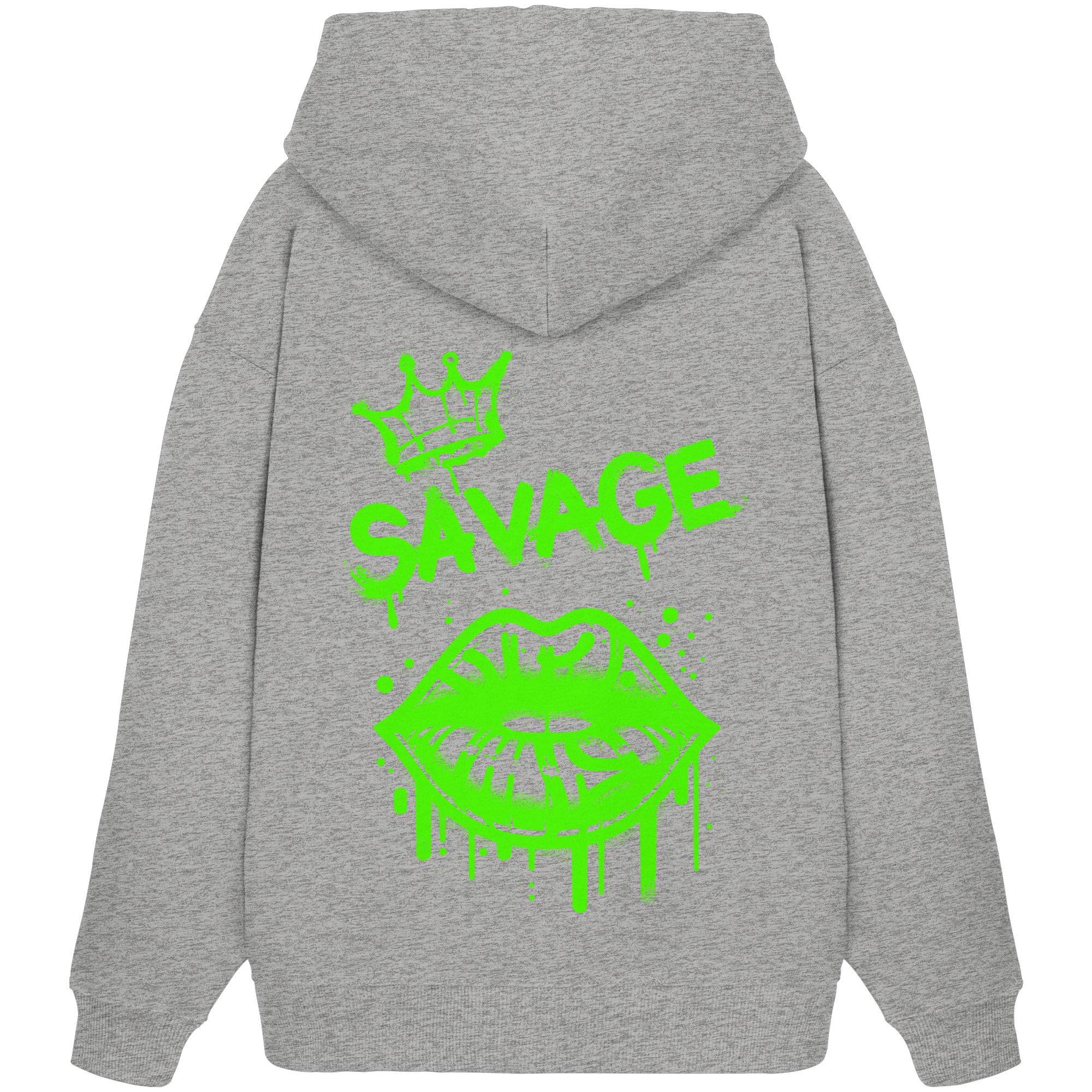 Kiss of Attitude - Organic Oversize Hoodie