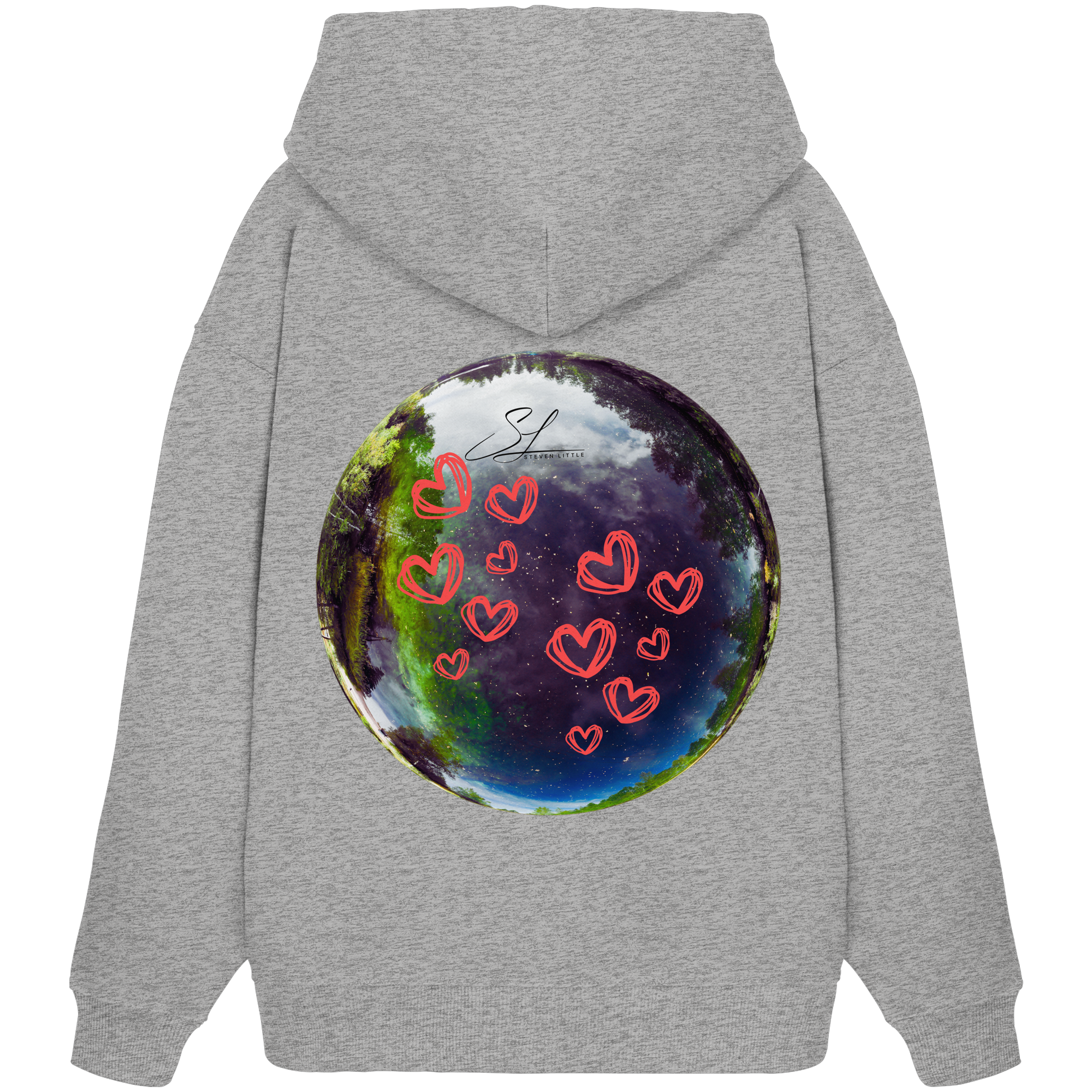 Love our World - Organic Oversize Hoodie