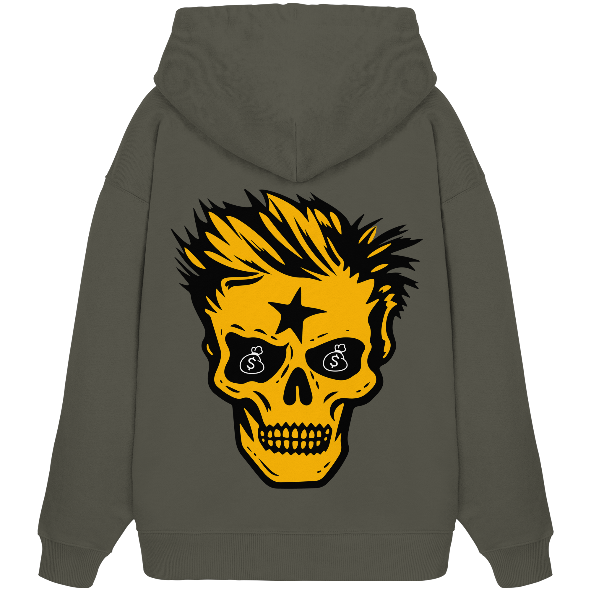 Golden Skull - Organic Oversize Hoodie