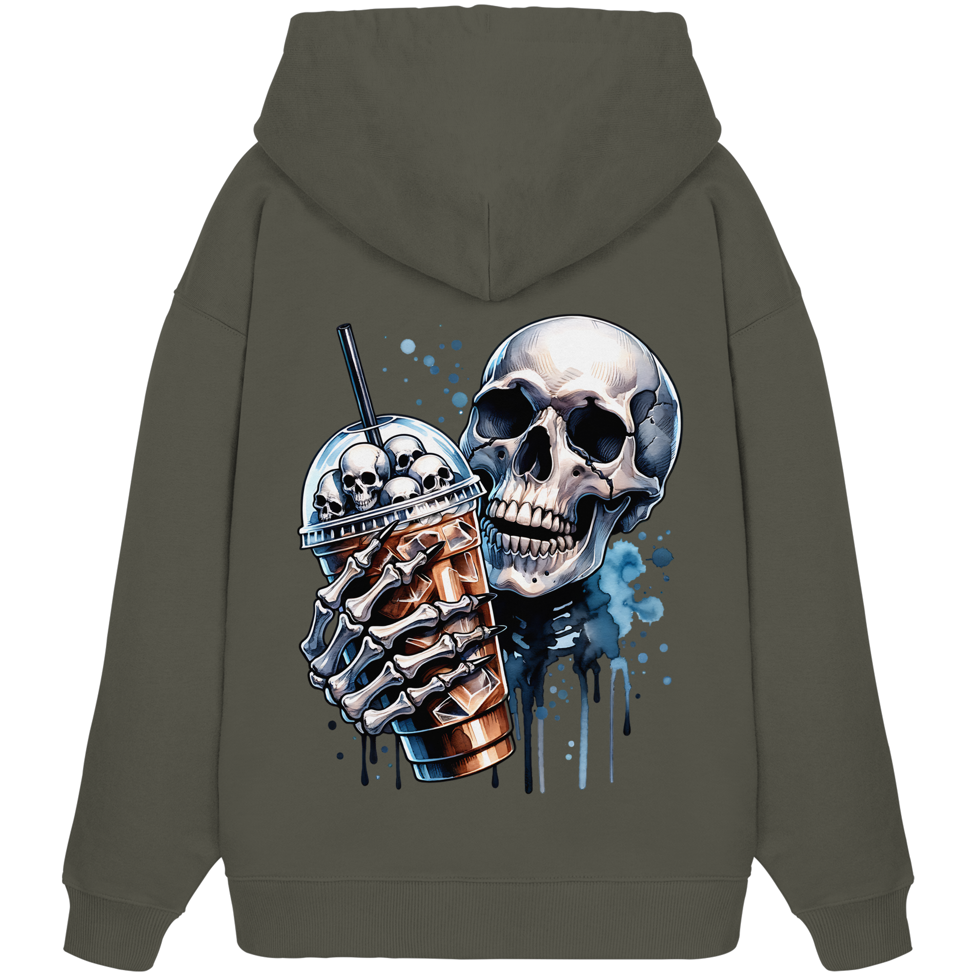 Chill Skull - Organic Oversize Hoodie
