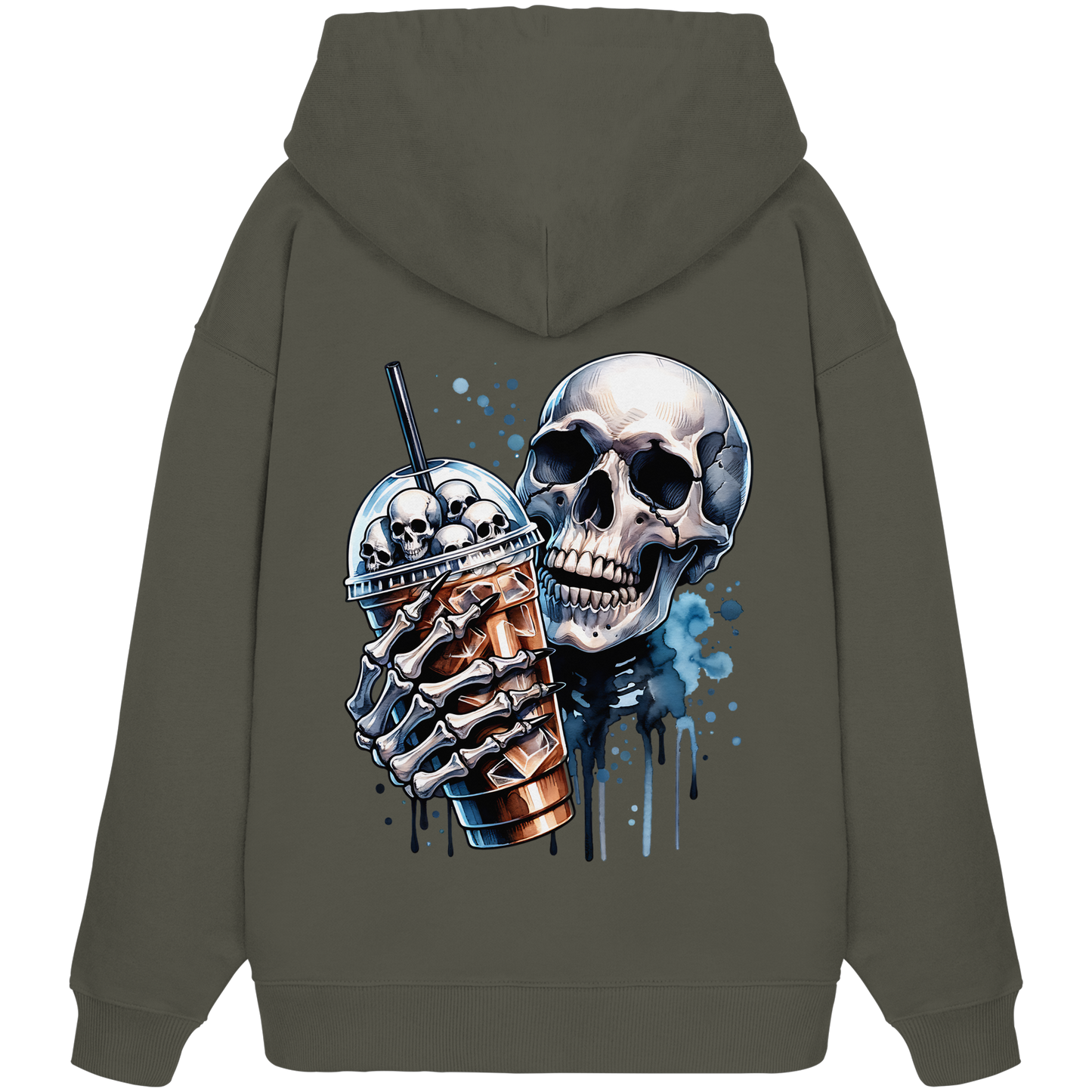 Chill Skull - Organic Oversize Hoodie