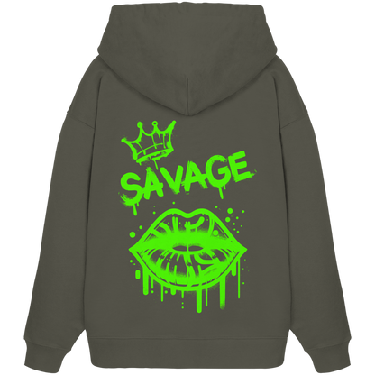 Kiss of Attitude - Organic Oversize Hoodie