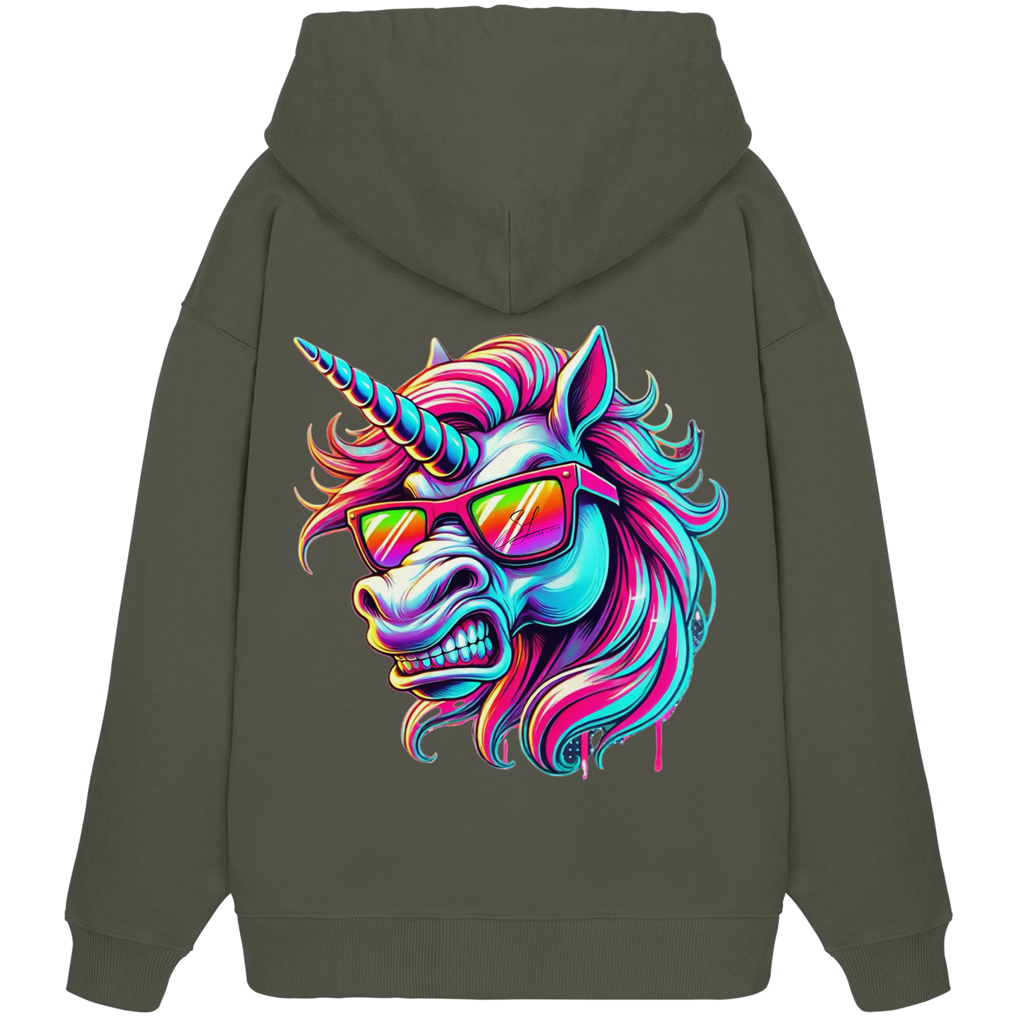 Funky Unicorn - Organic Oversized Hoodie