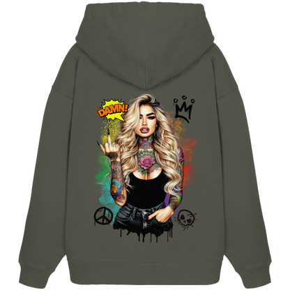 Ink Queen - Organic Oversize Hoodie
