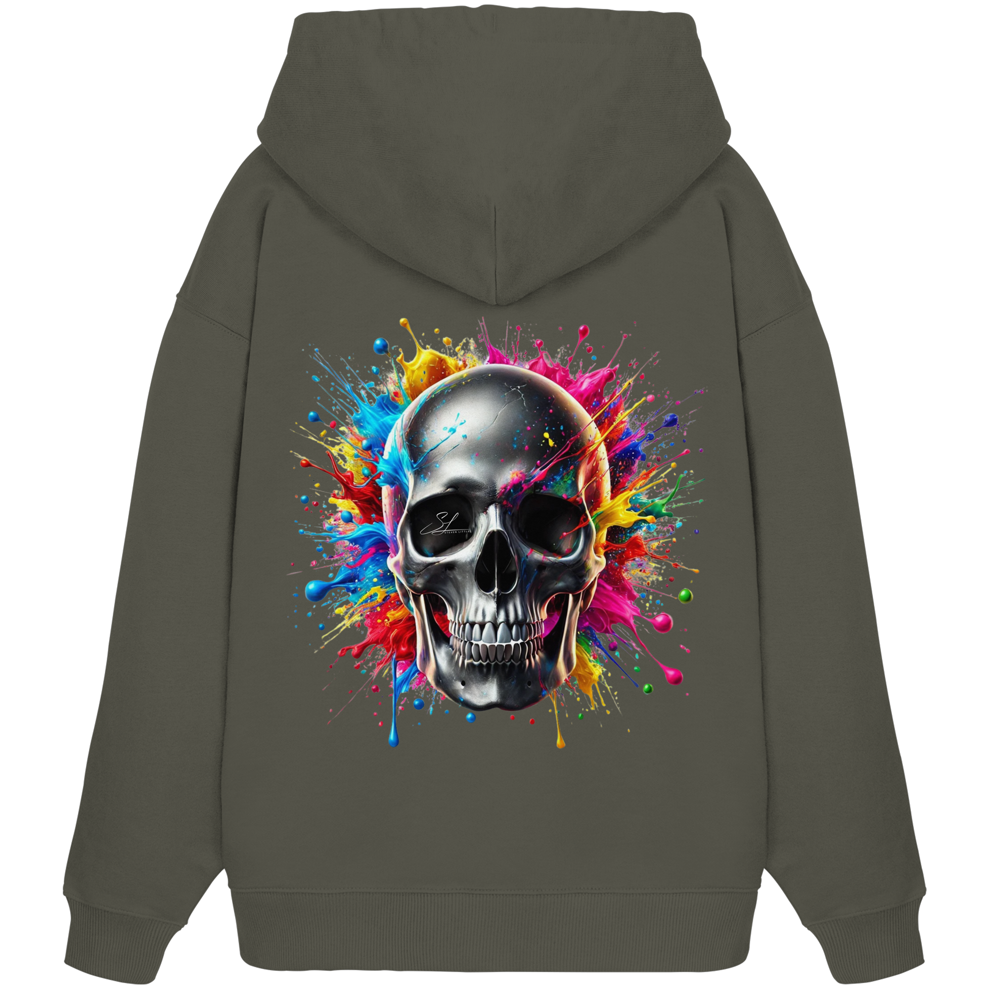 Explosion de vie - Sweat à capuche oversize bio