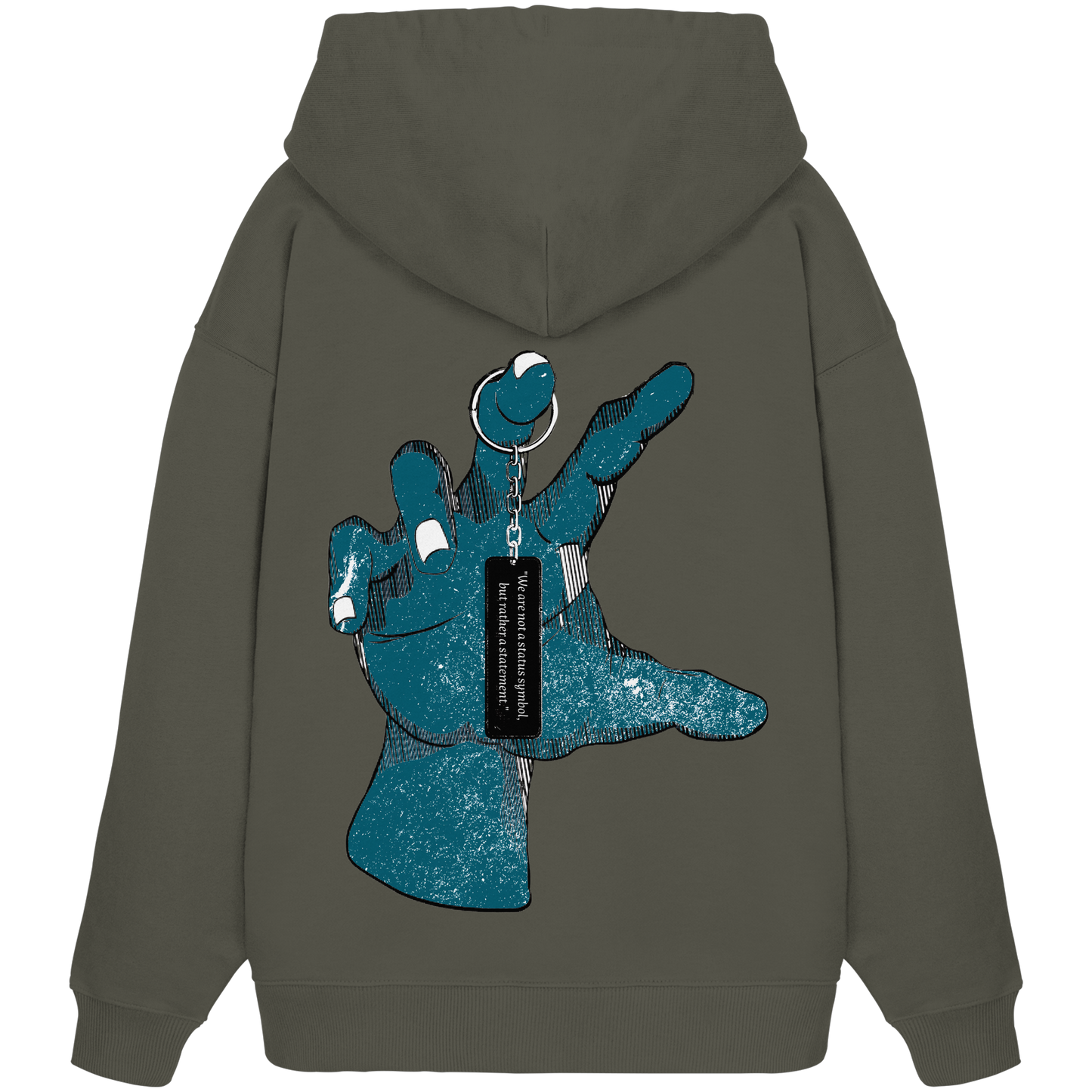 Statement Hand - Organic Oversize Hoodie
