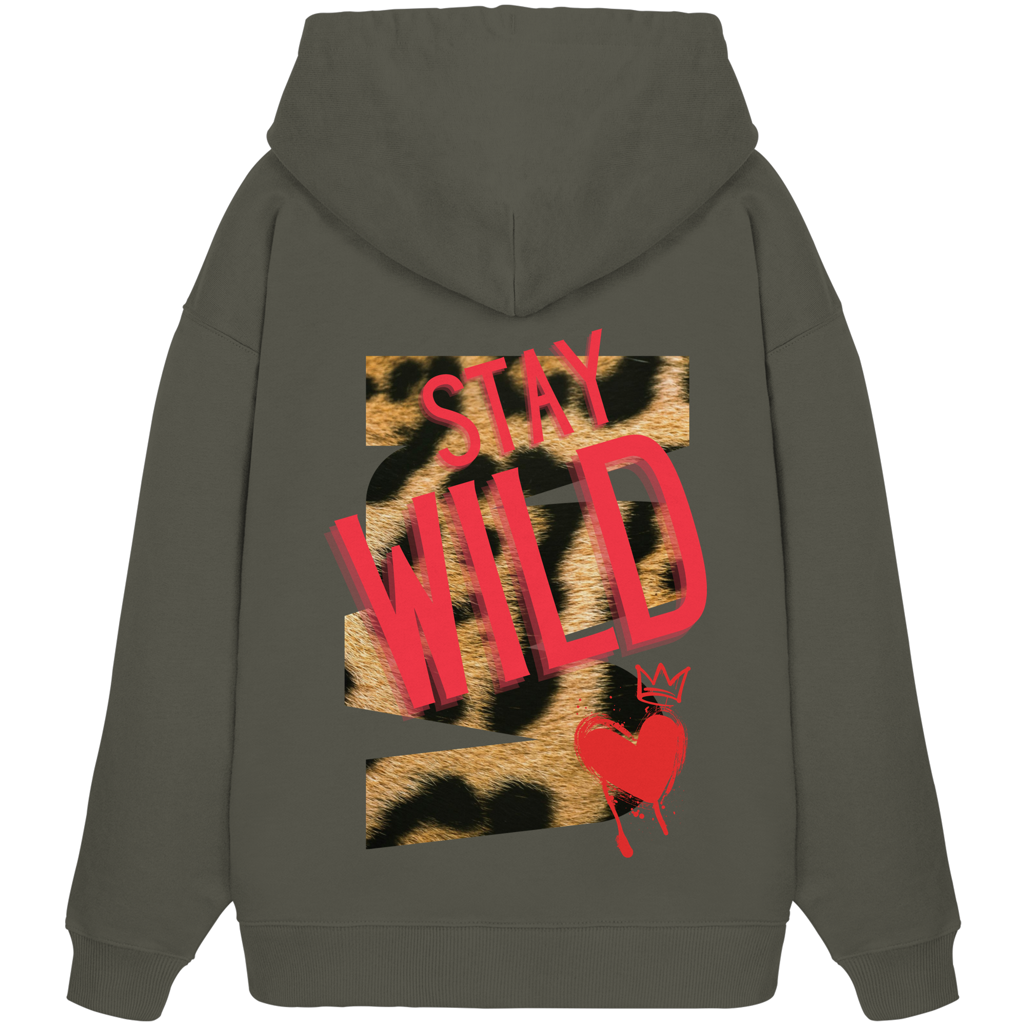Stay Wild - Organic Oversize Hoodie