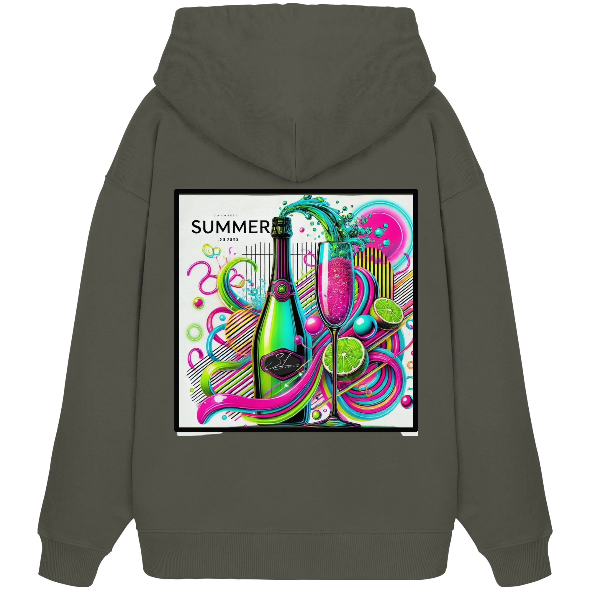 Neon Fresh - Organic Oversize Hoodie