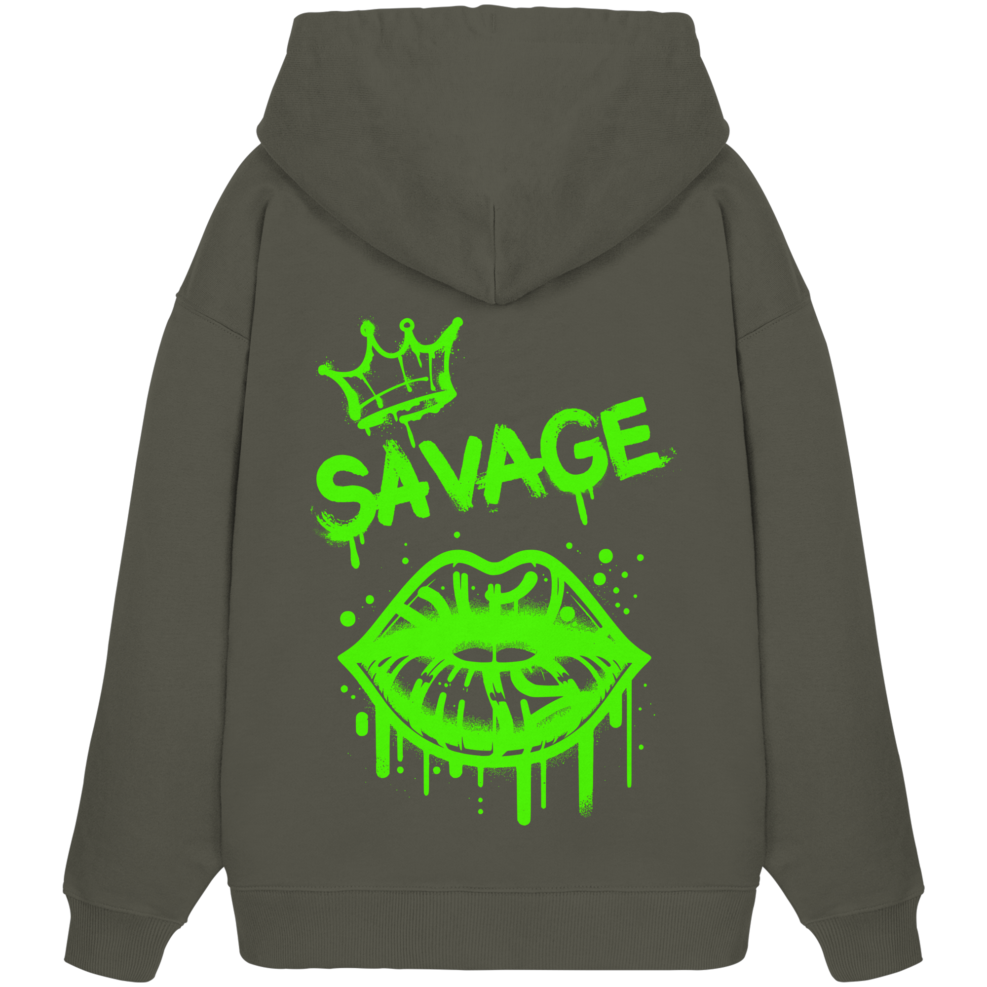 Kiss of Attitude - Organic Oversize Hoodie