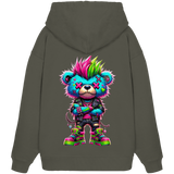 Punk Neon Teddy - Organic Oversize Hoodie