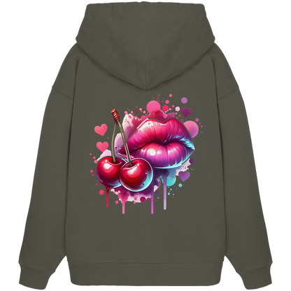 Cherry Kiss - Organic Oversize Hoodie