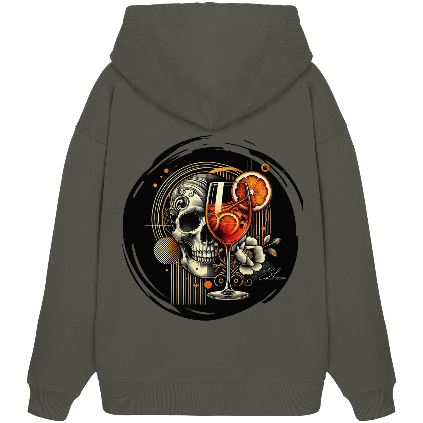 Esprit de la nuit - Sweat à capuche oversize bio