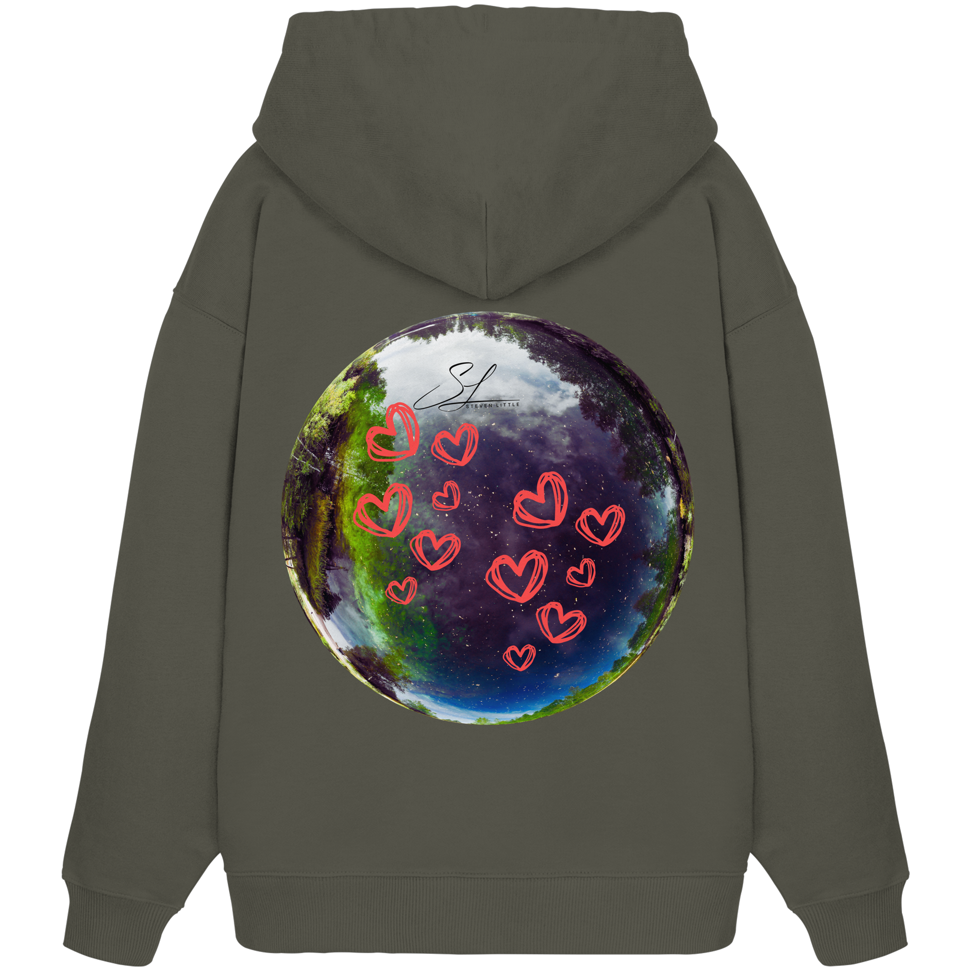 Love our World - Organic Oversize Hoodie
