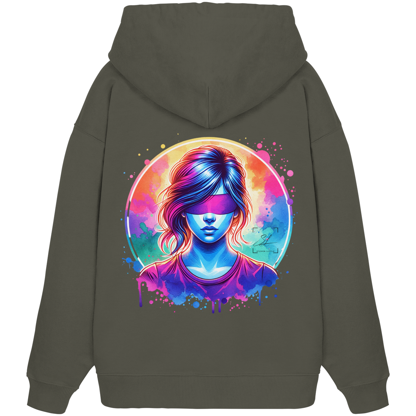 Mystic Vision - Sweat à capuche oversize bio