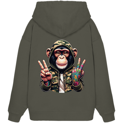 Jungle Ink Monkey - Organic Oversize Hoodie