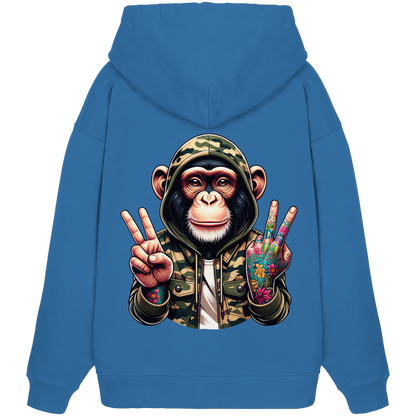 Jungle Ink Monkey - Organic Oversized Hoodie