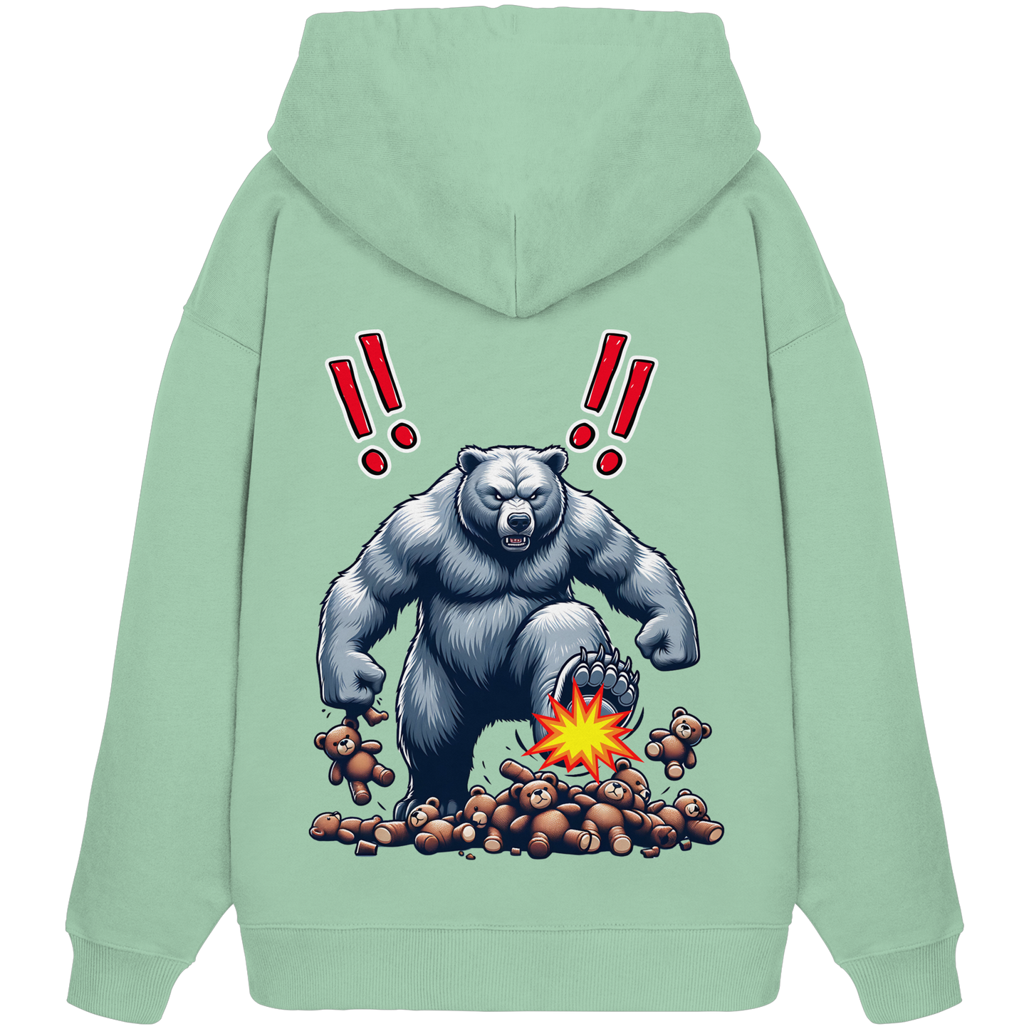 Teddy Terror - Organic Oversized Hoodie