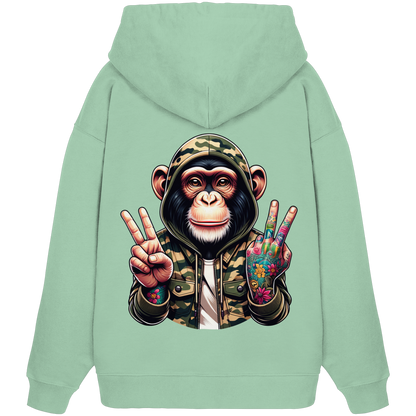Jungle Ink Monkey - Organic Oversized Hoodie