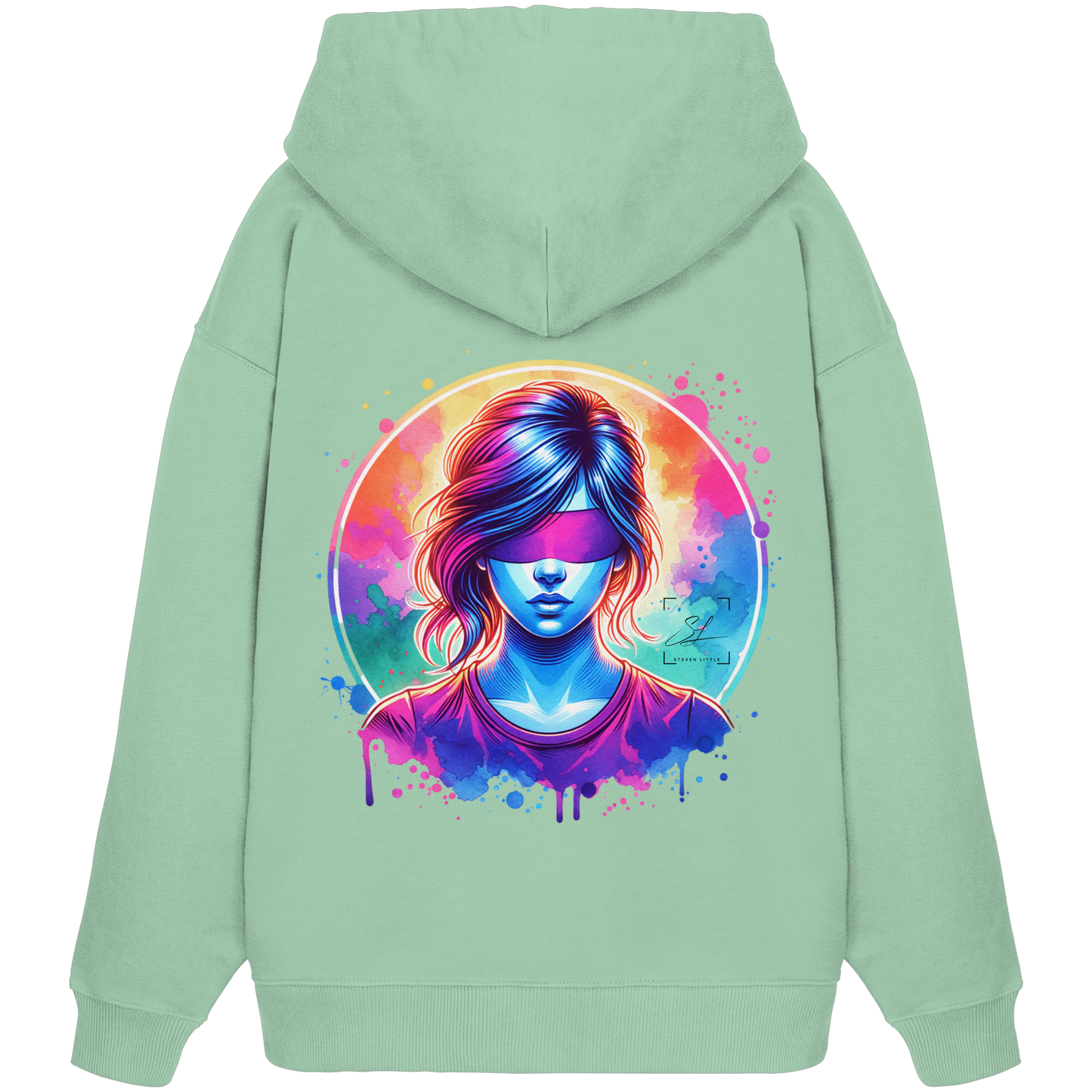 Mystic Vision - Sweat à capuche oversize bio