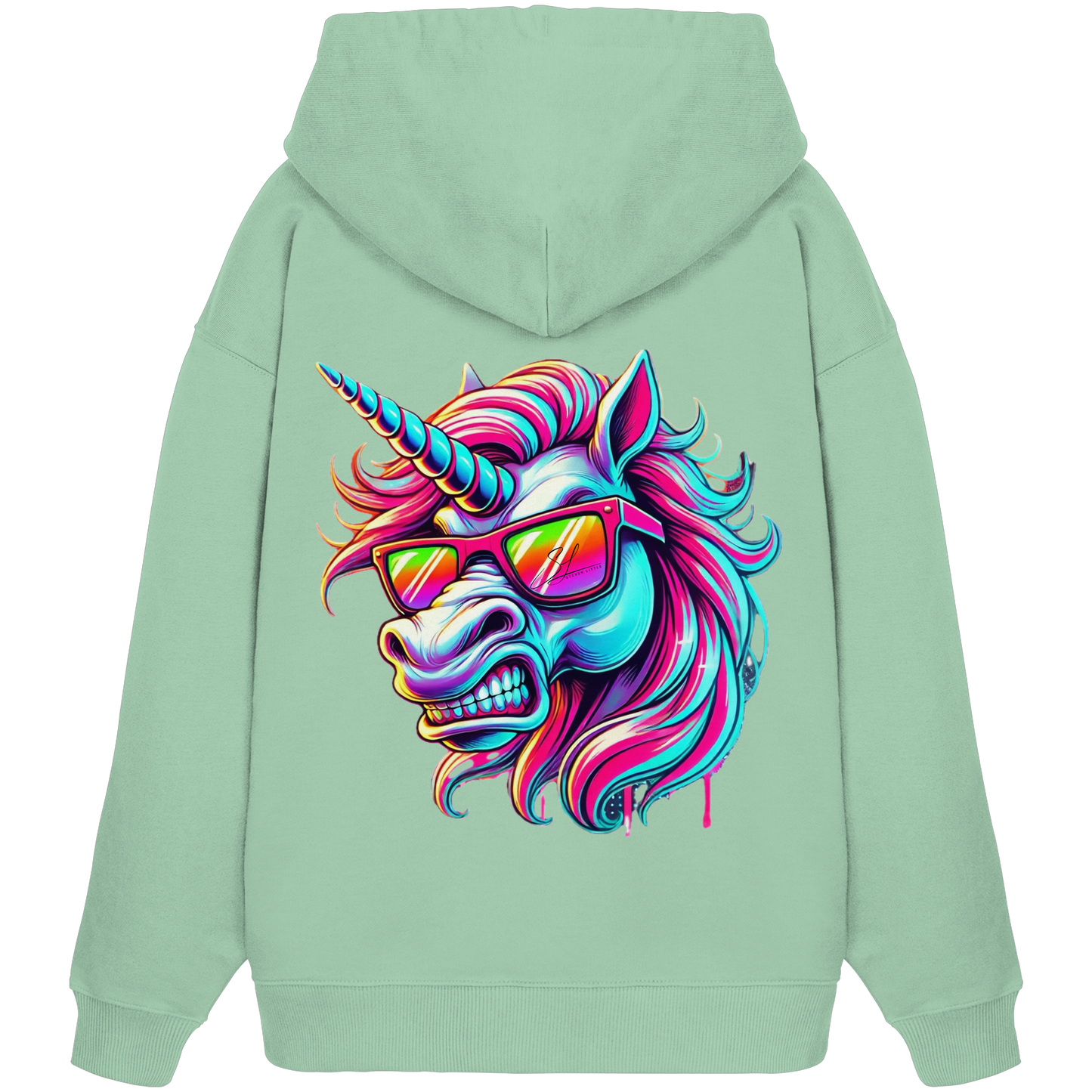 Funky Unicorn - Organic Oversized Hoodie