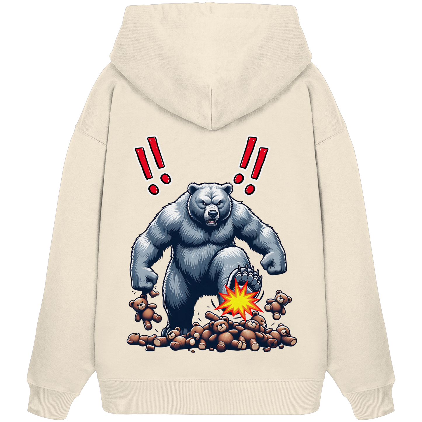 Teddy Terror - Organic Oversized Hoodie