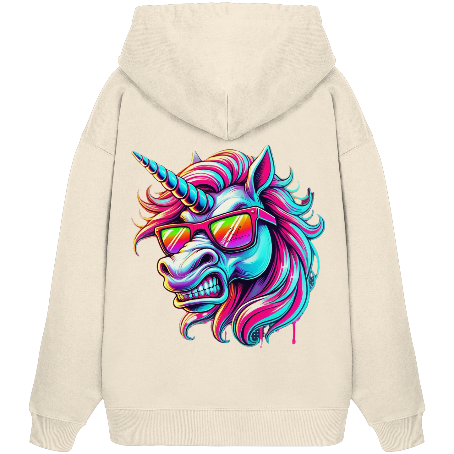 Funky Unicorn - Organic Oversized Hoodie
