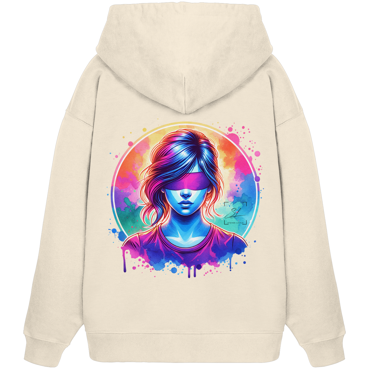 Mystic Vision - Sweat à capuche oversize bio
