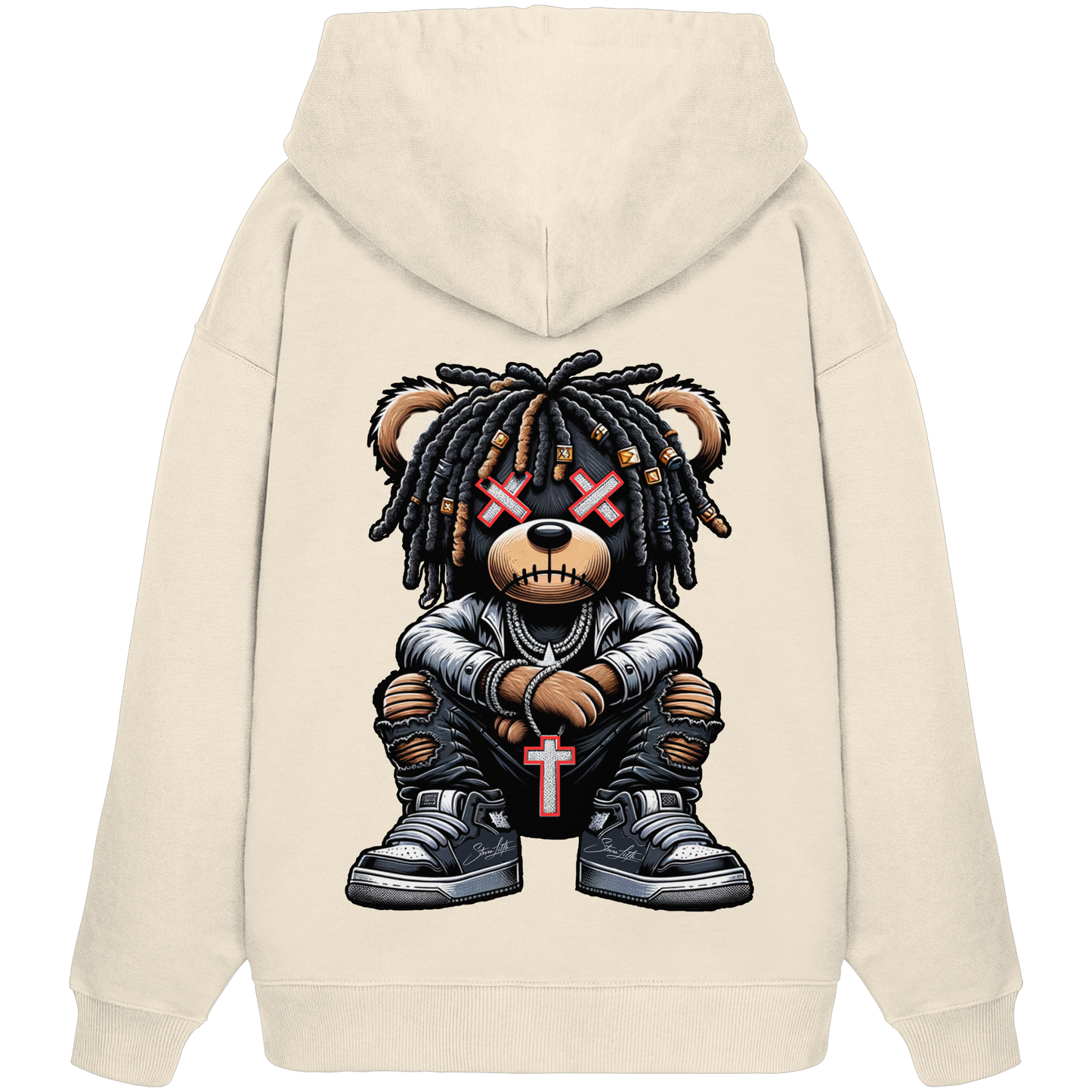 Badass Teddy - Organic Oversized Hoodie