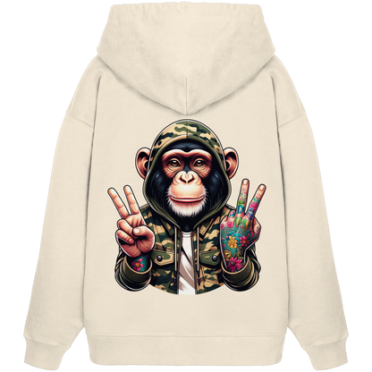 Jungle Ink Monkey - Organic Oversized Hoodie