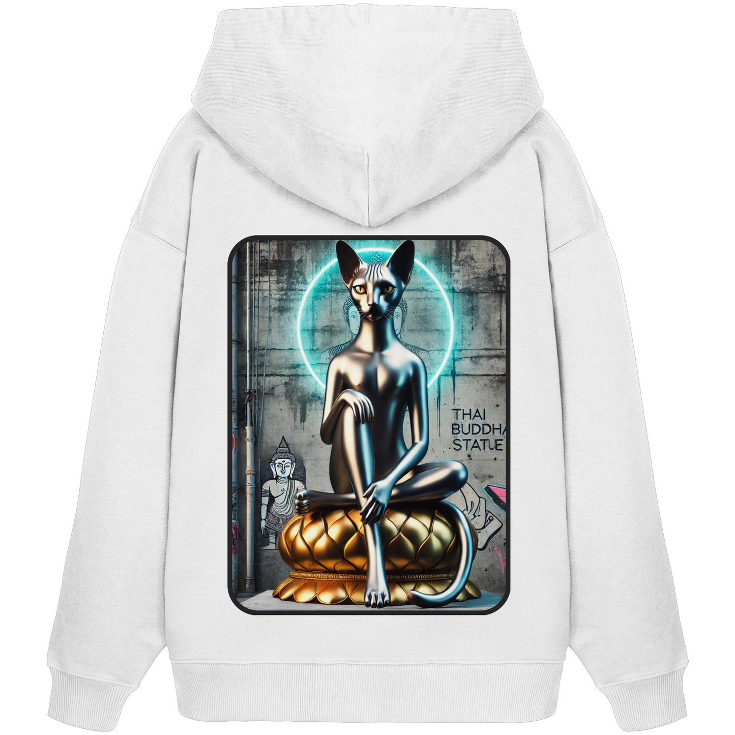 Mystic Cat - Organic Oversize Hoodie