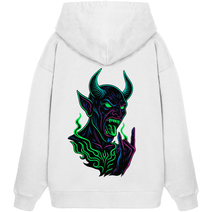 Neon Hellfire - Organic Oversize Hoodie