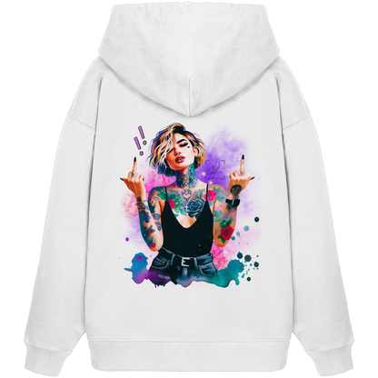 Rebel Rose - Organic Oversize Hoodie