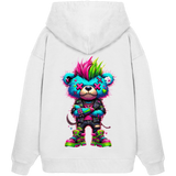 Punk Neon Teddy - Organic Oversize Hoodie