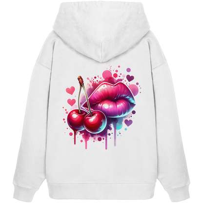 Cherry Kiss - Organic Oversize Hoodie