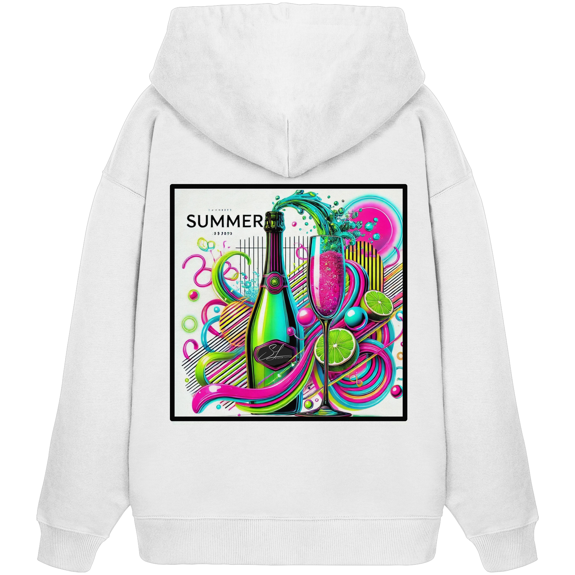 Neon Fresh - Organic Oversize Hoodie