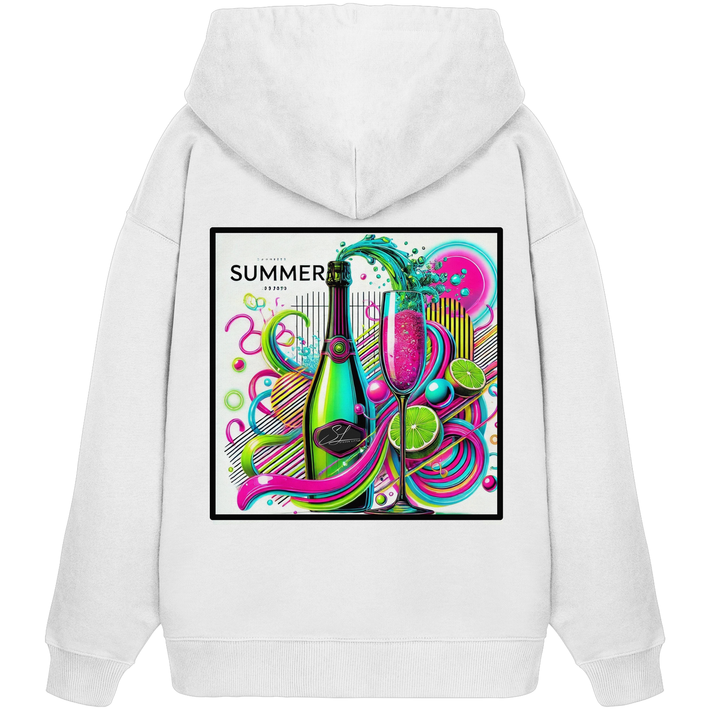Neon Fresh - Organic Oversize Hoodie
