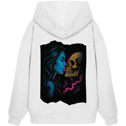 Kissing Skull - Organic Oversize Hoodie