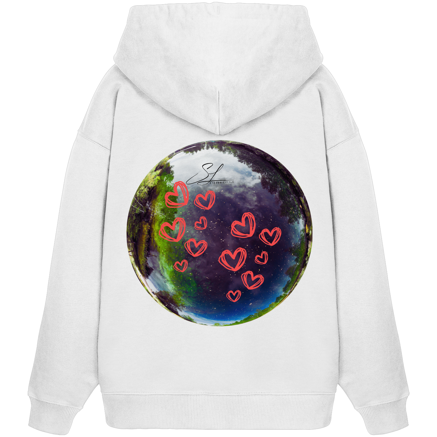 Love our World - Organic Oversize Hoodie