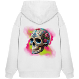 Floral Skull - Organic Oversize Hoodie